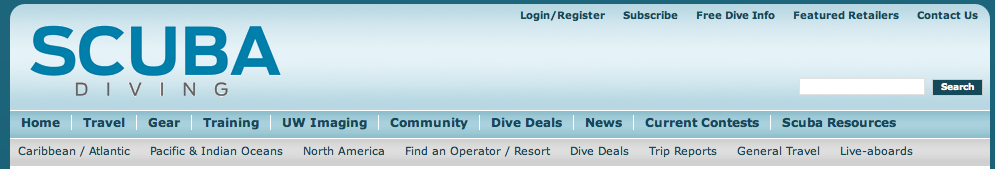 Scubadiving Navigation