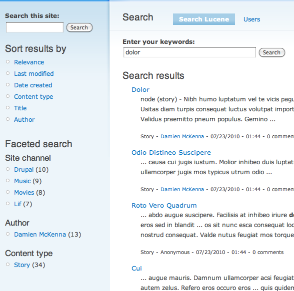 Search Results